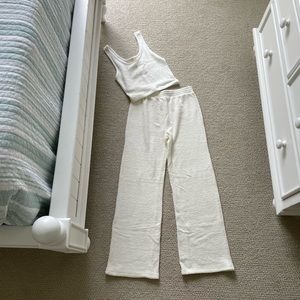 white set with boot cut bottoms